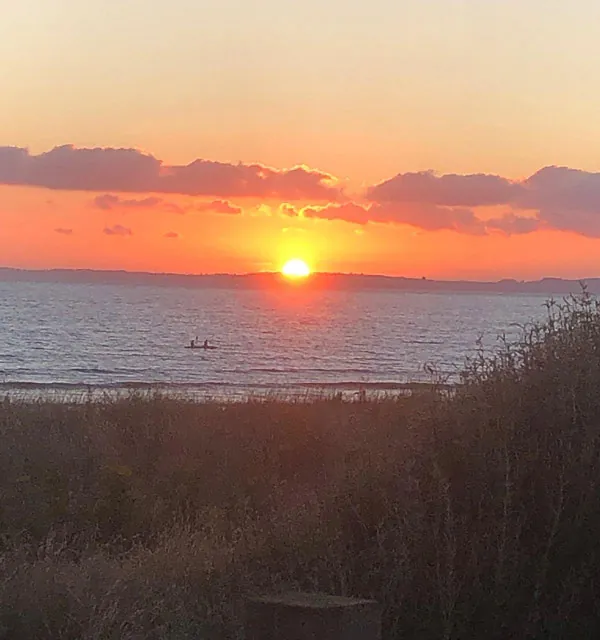 Ferienhaus Föhrliebt Sonnenuntergang